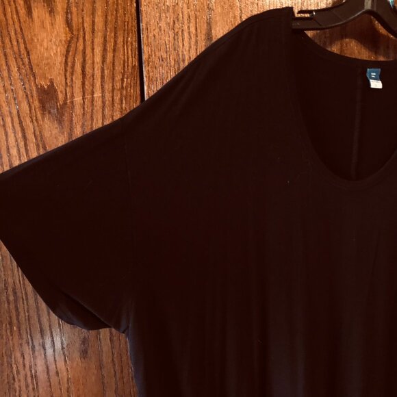 Old Navy, Black Lux Tunic - T Shirt 2X - Loose Fit - Picture 3 of 5
